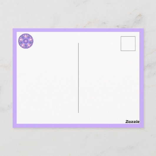 Paars W1 Briefkaart (Achterkant)