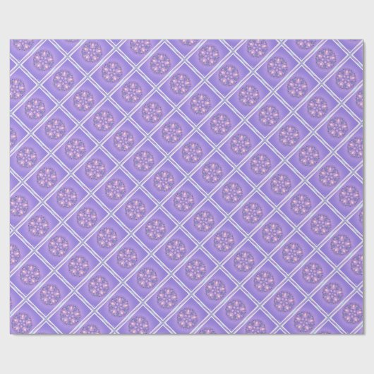 Paars W1 Cadeaupapier (Vlak)