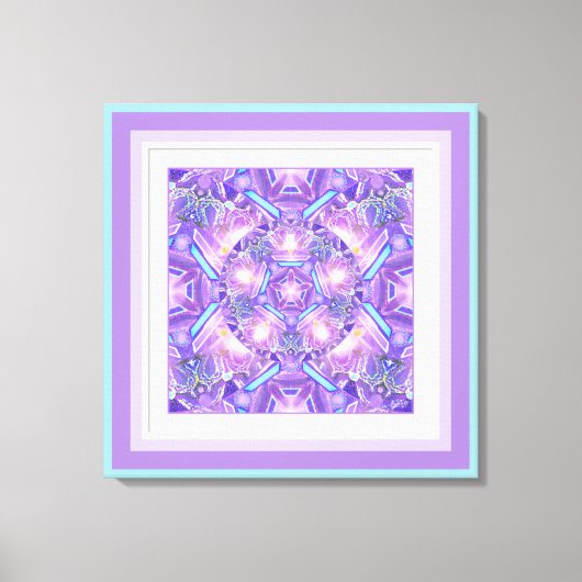 Paars W1 Canvas Afdruk (Voorkant)