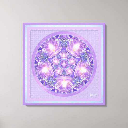 Paars W1 Canvas Afdruk (Voorkant)