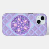 Paars W1 Case-Mate iPhone Case (Achterkant (horizontaal))