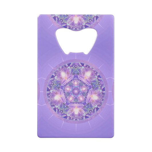 Paars W1 Creditkaart Flessenopener (Achterkant)