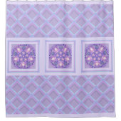 Paars W1 Douchegordijn (Voorkant)