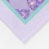 Paars W1 Fleece Deken (Hoek)