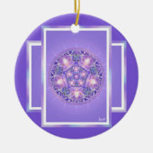 Paars W1 Keramisch Ornament (Voorkant)