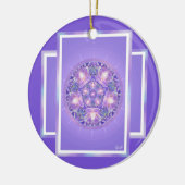 Paars W1 Keramisch Ornament (Links)