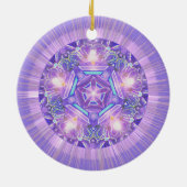 Paars W1 Keramisch Ornament (Achterkant)