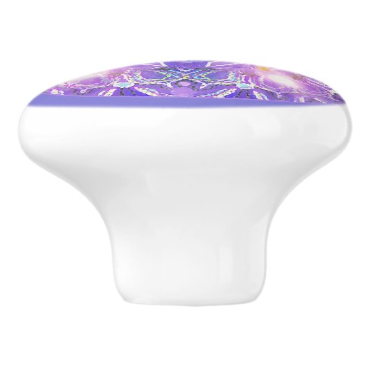 Paars W1 Keramische Knop (Zijkant)