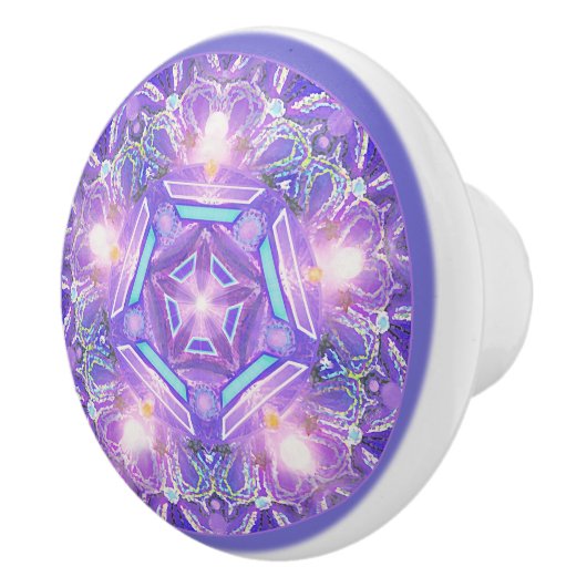 Paars W1 Keramische Knop (Rechts)
