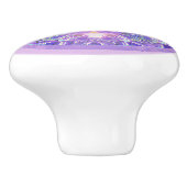 Paars W1 Keramische Knop (Zijkant)