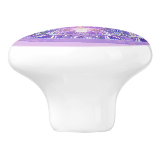 Paars W1 Keramische Knop (Zijkant)