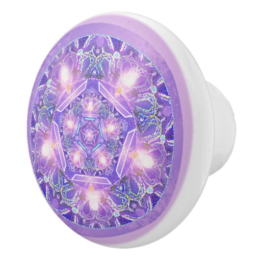 Paars W1 Keramische Knop (Rechts)