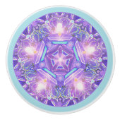 Paars W1 Keramische Knop (Voorkant)