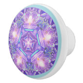 Paars W1 Keramische Knop (Rechts)