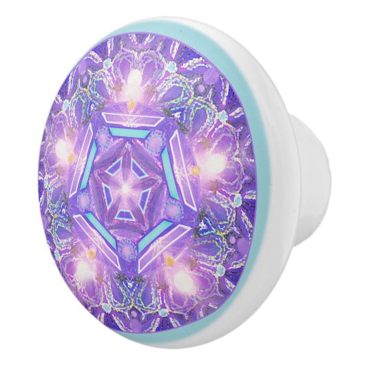 Paars W1 Keramische Knop (Rechts)