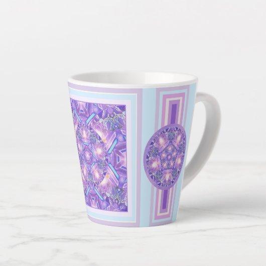 Paars W1 Latte Mok (Rechterhoek)