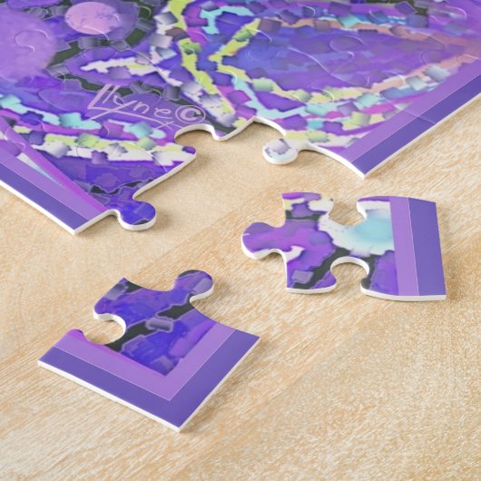 Paars W1 Legpuzzel (Zijkant)