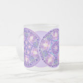 Paars W1 Matglas Koffiemok (Voorkant links)