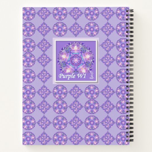 Paars W1 Notitieboek (Achterkant)