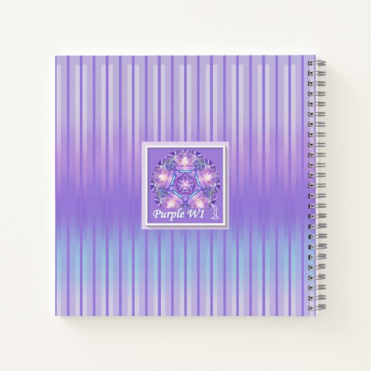 Paars W1 Notitieboek (Achterkant)