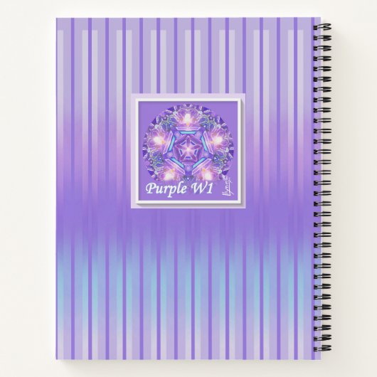 Paars W1 Notitieboek (Achterkant)