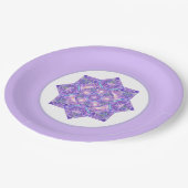 Paars W1 Papieren Bordje (Gekanteld)