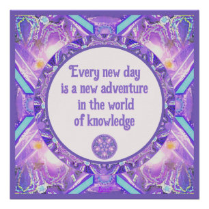 Paars W1 Perfect Poster