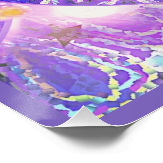 Paars W1 Perfect Poster (Hoek)