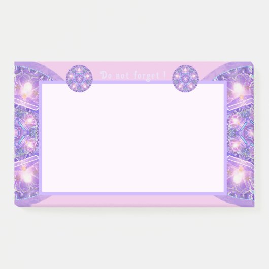 Paars W1 Post-it® Notes (Voorkant)