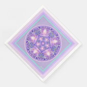 Paars W1 Servet (Hoek)