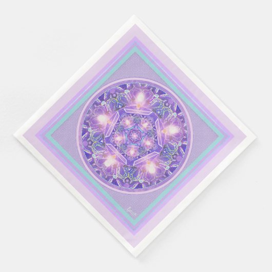 Paars W1 Servet (Hoek)