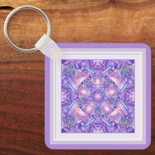 Paars W1 Sleutelhanger (Voorkant)