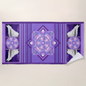 Paars W1 Strandlaken (Voorkant)