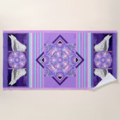 Paars W1 Strandlaken (Voorkant)