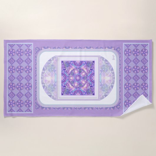 Paars W1 Strandlaken (Voorkant)