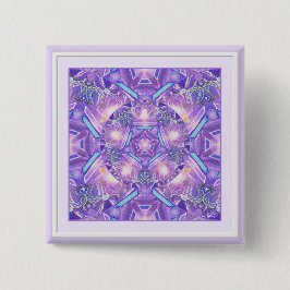 Paars W1 Vierkante Button 5,1 Cm