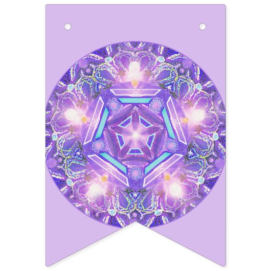 Paars W1 Vlaggetjes (Tweede vlag)