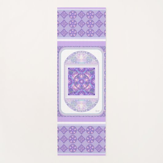 Paars W1 Yogamat (Voorkant)