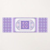 Paars W1 Yogamat (Voorkant (horizontaal))