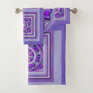 Paars W2 Bad Handdoek