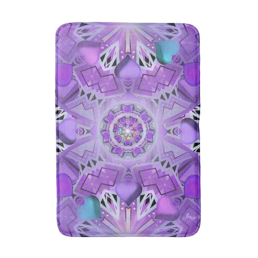 Paars W2 Badmat (Voorkant Verticaal)