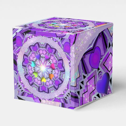 Paars W2 Bedankdoosjes (Voorkant Zijde)