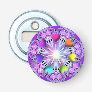 Paars W2 Button Flesopener