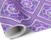 Paars W2 Cadeaupapier (Rol Hoek)