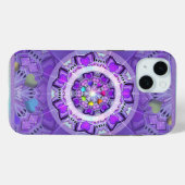 Paars W2 Case-Mate iPhone Case (Achterkant (horizontaal))