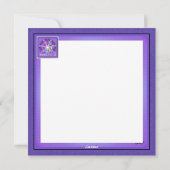 Paars W2 Feestdagenkaart (Achterkant)