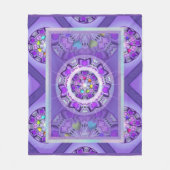 Paars W2 Fleece Deken (Voorkant)