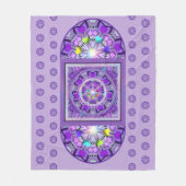 Paars W2 Fleece Deken (Voorkant)