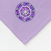 Paars W2 Fleece Deken (Hoek)