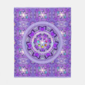 Paars W2 Fleece Deken (Voorkant)